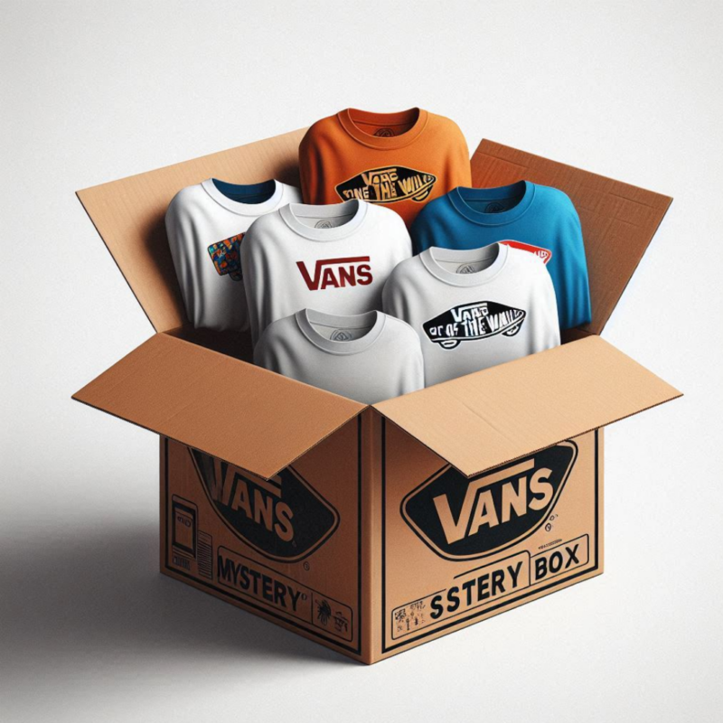 Mystery Box VANS: 5 Playeras unisex