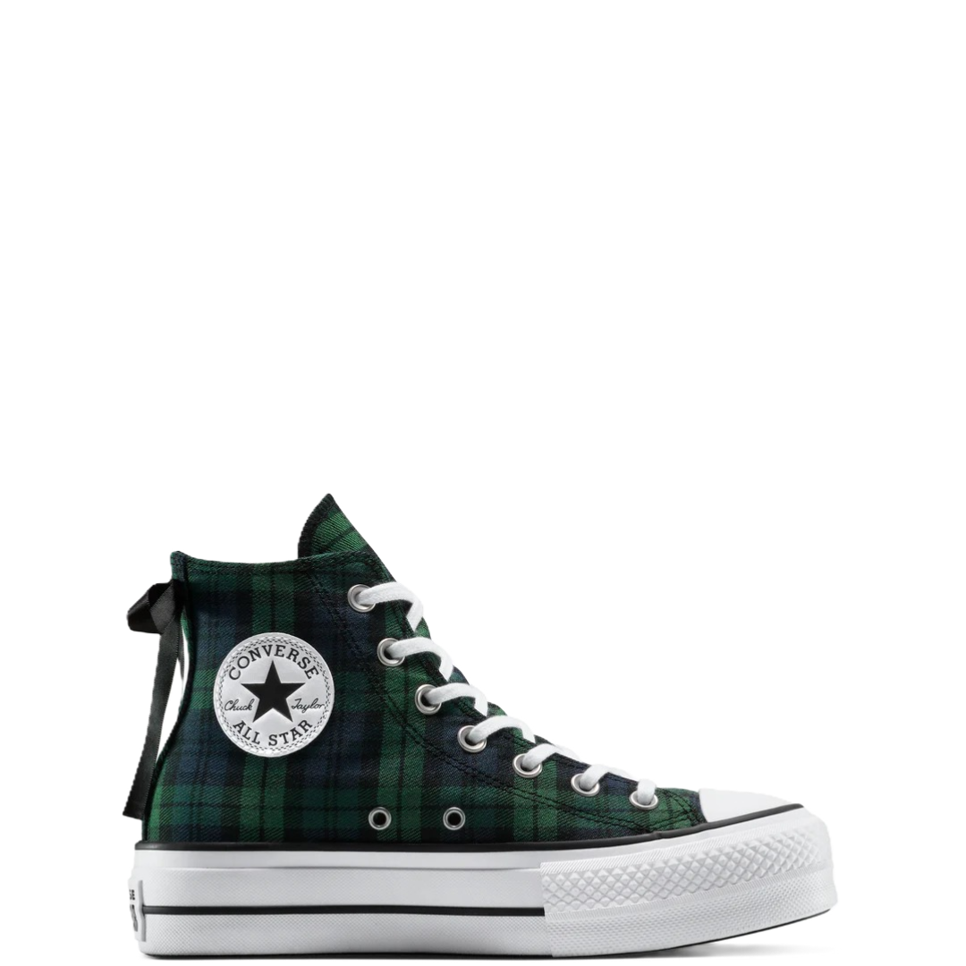 CONVERSE TAYLOR ALL STAR LIFT PLATAFORM PLAID A13879C
